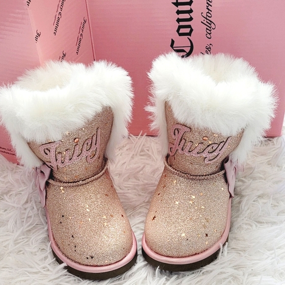 Juicy Couture Other - 🎈 SALE🎈 Pink & Gold Juicy Couture Boots